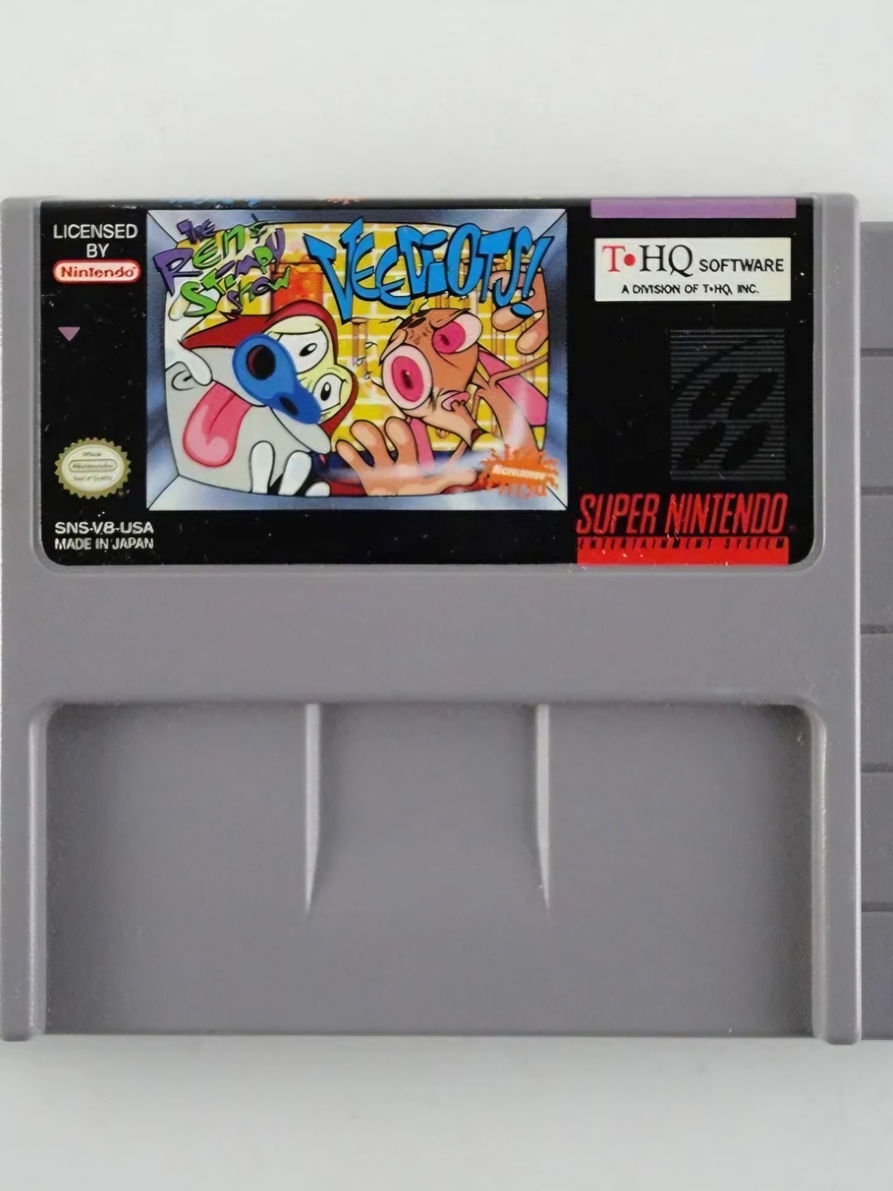 Nintendo Super Nintendo Cartridge - Gray with Multicolor Label